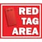 5S Supplies 5S Red Tag Area Sign Aluminum Hanging Sign V3 22in x 18in HS-REDTAG-V3 - alternate 1